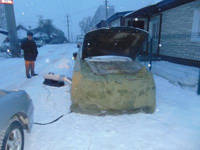 отогревание замерзшего автомобиля алтайский край г. Барнаул