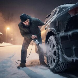 отогрев тормозных калодок